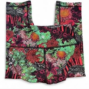 NWOT Lululemon Wunder Under Hi-Rise 1/2Tight “Zen Garden Multi” – Size 4